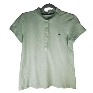 Vineyard Vines Mint Green Heather Polo Shirt